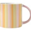 Power Pop Stripes Mug 400ML Rose