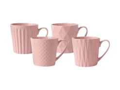 Nova Mug 380ML Set Of 4 Rose Gift Boxed