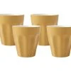 Blend Sala Espresso Cup 100ML Set Of 4 Mustard Gift Boxed