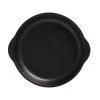 Caviar Black Plate With Handle 15.5x17cm