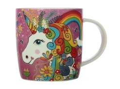 Donna Sharam Rainbow Jungle Mug 370ML Rainbow Unicorn Gift Boxed