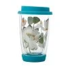 Royal Botanic Gardens Victoria Lotus Double Wall Glass Mug 380ML Aqua Gift Boxed