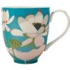 Royal Botanic Gardens Victoria Lotus Mug 350ML Aqua Gift Boxed