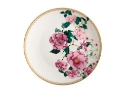 Teas & C's Silk Road Coupe Plate 19.5cm White Gift Boxed
