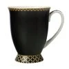 Teas & C's Classic Footed Mug 300ML Black Gift Boxed