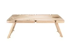 The Blck Pen Golden Summer Folding Picnic Table 68x40x24cm