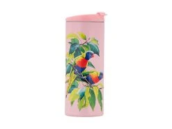 Katherine Castle Bird Talk Double Wall Insulated Cup 350ML Rainbow Lorikeets