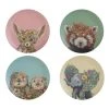 Marini Ferlazzo Wild Planet Bamboo Plate 20cm Set Of 4 Assorted