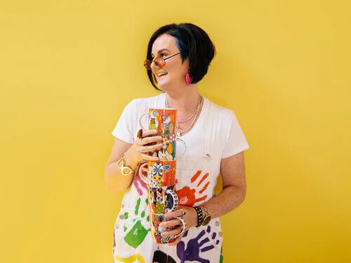 Love Hearts Mug 370ML Chatter - Image 2