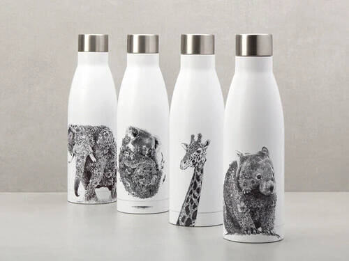 Marini Ferlazzo Double Wall Insulated Bottle 500ML African Elephant - Image 2